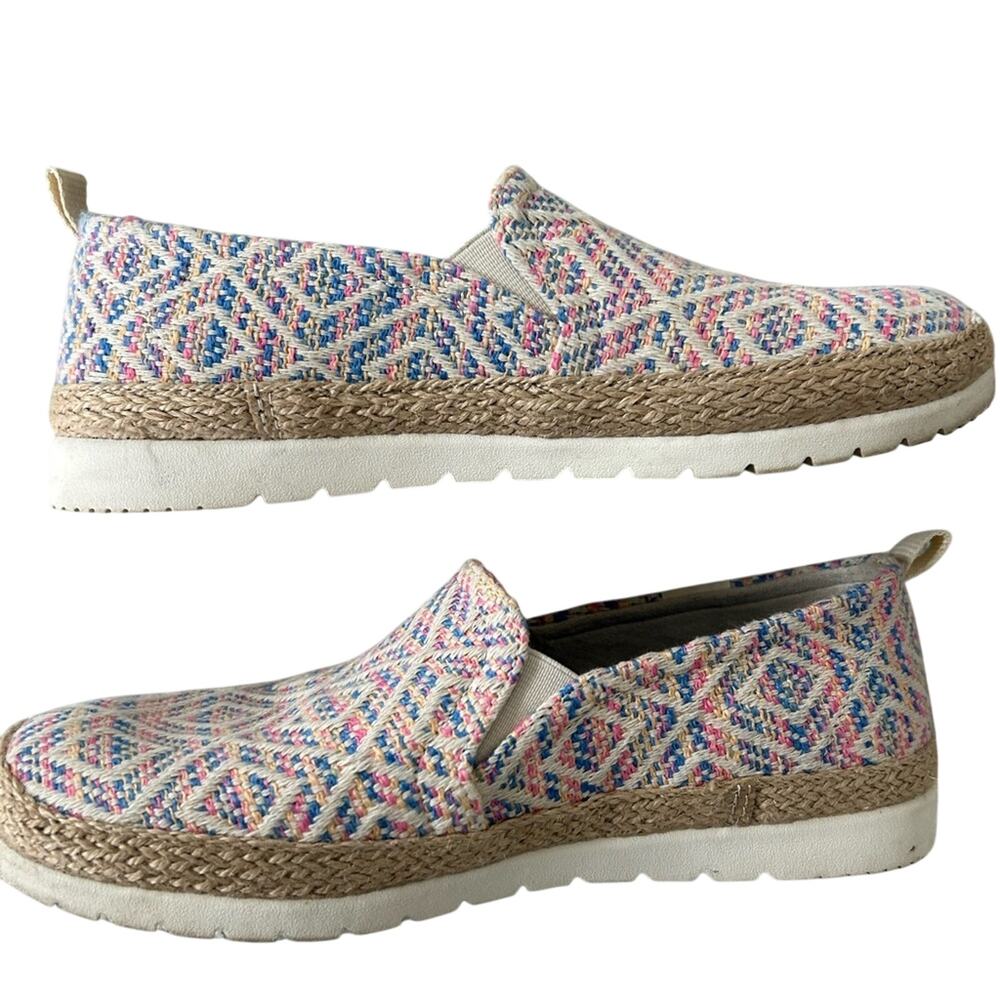 BOBS Skechers Women's Flexpadrille 3.0 Colorful Woven Slip-On Shoes - Picture 4 of 4